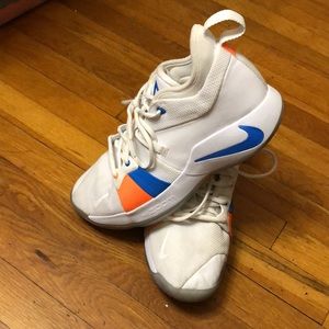 Nike Men’s Basketball PG2 in White Ice, size 11